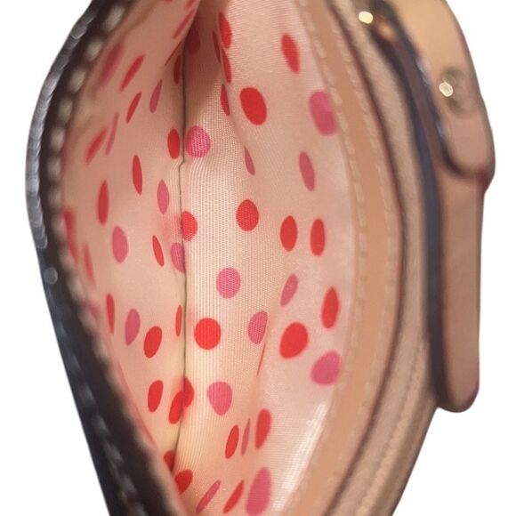 Kate Spade Black Leather Key Fob Zip Coin Bifold Wallet - Picture 7 of 15